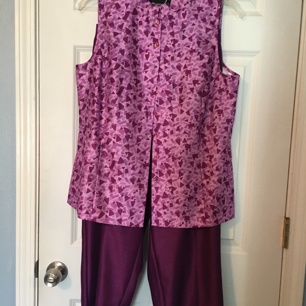 Dressy top and pants set